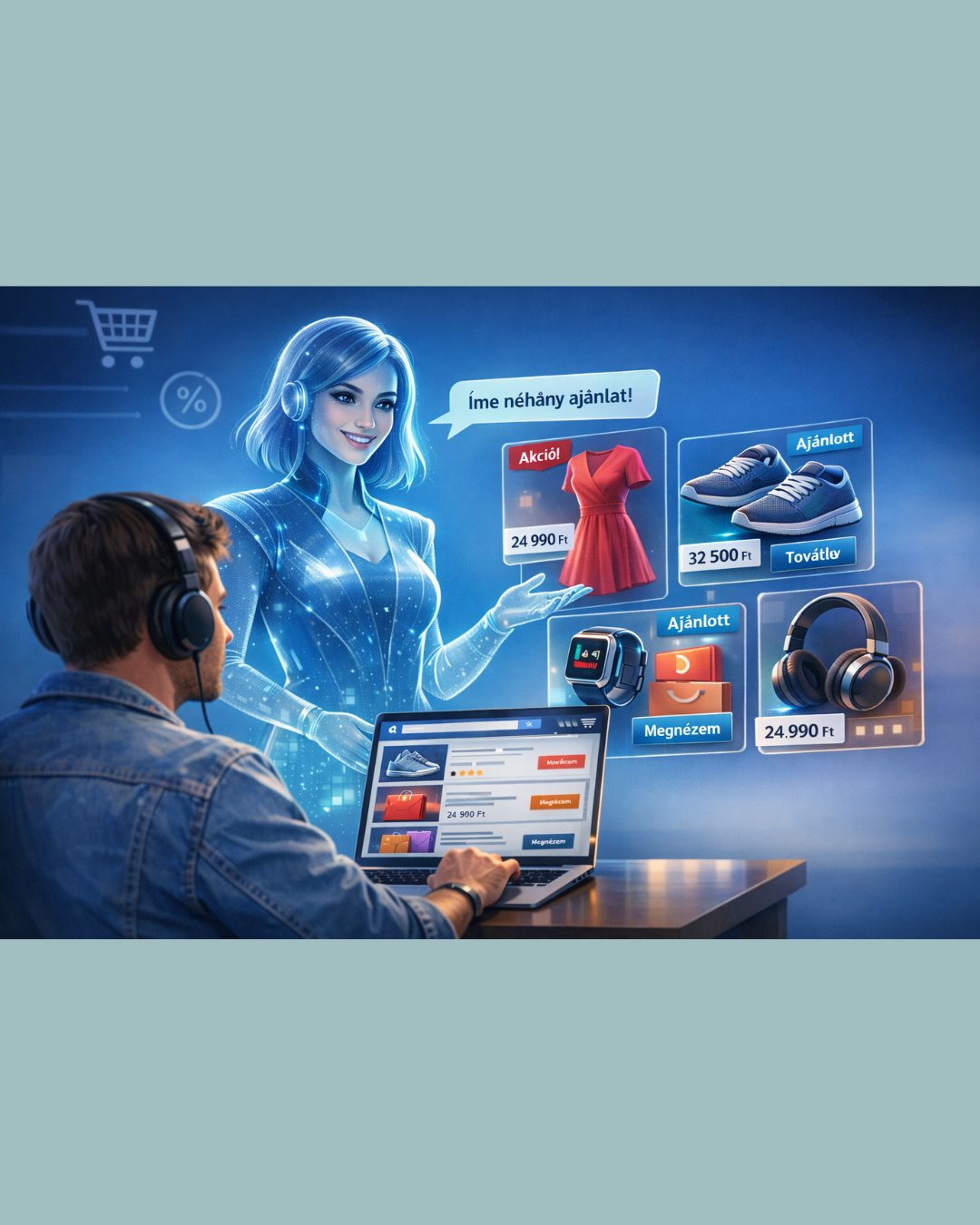 AI megoldások: Forradalom az online vásárlásban